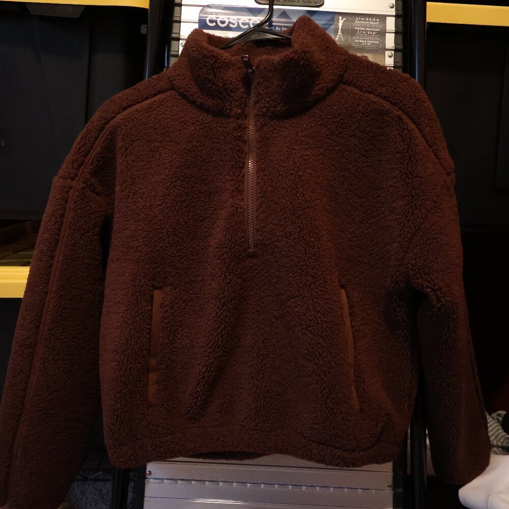Abercrombie YPB Brown Fleece -- XXS